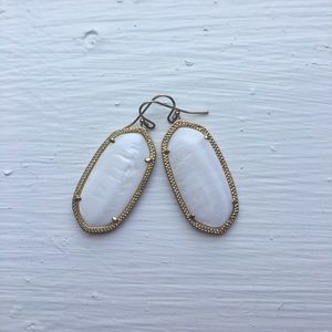 Kendra Scott Elle Earrings in White
